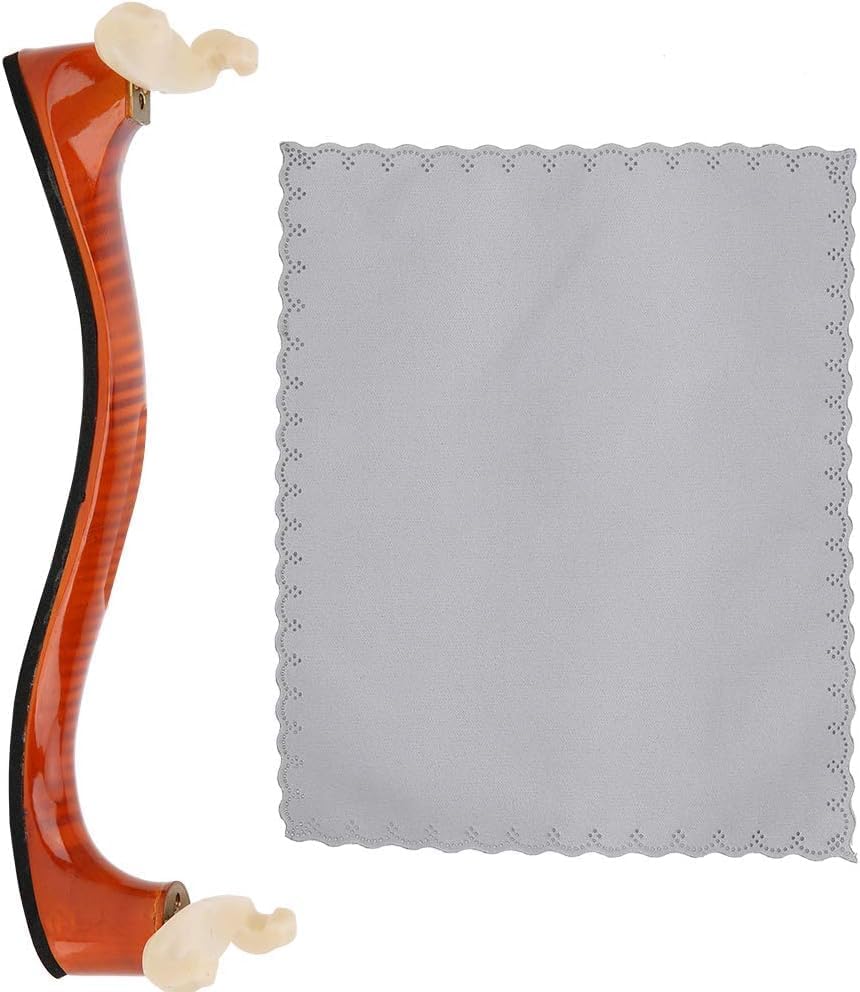 Violin Shoulder Rest for 4/4 & 3/4 Violins, Burgundy Tiger Stripe - photo 4