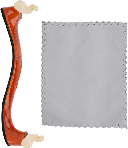 Violin Shoulder Rest for 4/4 & 3/4 Violins, Burgundy Tiger Stripe - photo 4