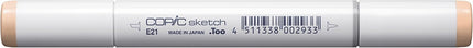 Copic Marker Copic Sketch Markers, Baby Skin Pink/Soft Sun (SM-E21S)