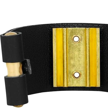 Bb Clarinet Leather Ligature Fastener and Plastic Cap for Clarinet Mouthpiece, Ligature Fastener Mouthpiece Cover with Plastic Cap