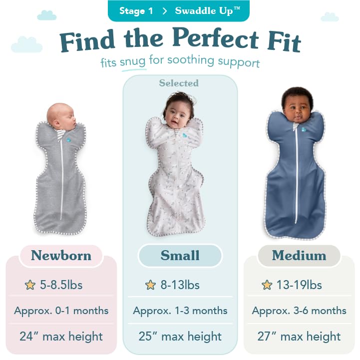 Gray Newborn Swaddle Sleep Sack, Small 8-13 lbs - photo 4