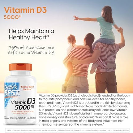 Doctor's Best Vitamin D3 - Benefits
