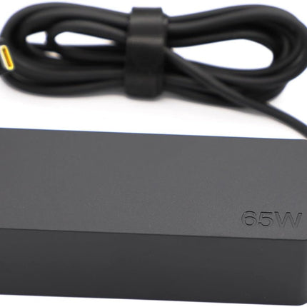 Lenovo Laptop Charger 65W Watt USB Type C(USB-C) AC Power Adapter - ThinkPad T14 T15 E14 E15 X1Carbon X13 2023