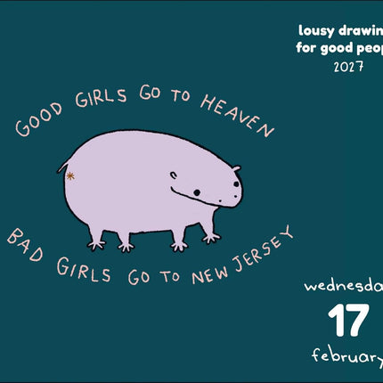 Lousy Drawings for Good People 2027 Day-to-Day Calendar