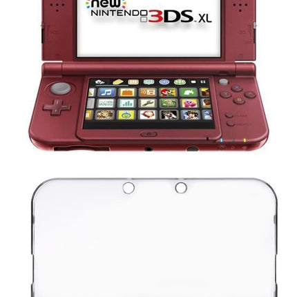 New 3DS XL Case - Ultra Clear Crystal Transparent Hard Shell Protective Case Cover Skin for New 2015 Nintendo 3DS XL LL - [New Modified Hinge-less Design]