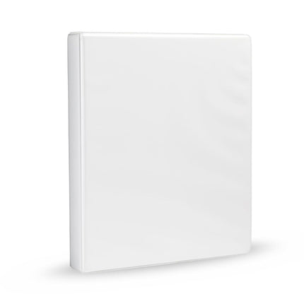 Amazon Basics 3-Ring Binder, 1-Inch - White 1 Pack