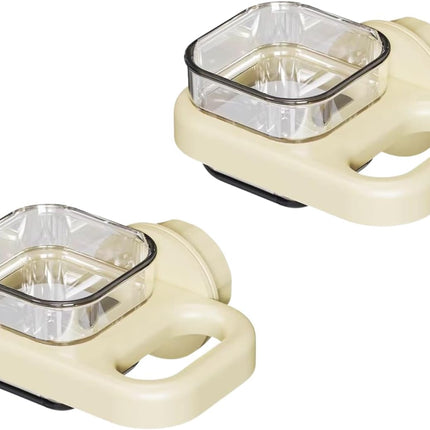 Bird Feeder, 2 PCS Plastics Bird Food Water Bowls Cups Cage Accessories for Conure, Parakeet, Budgie, Cockatiel