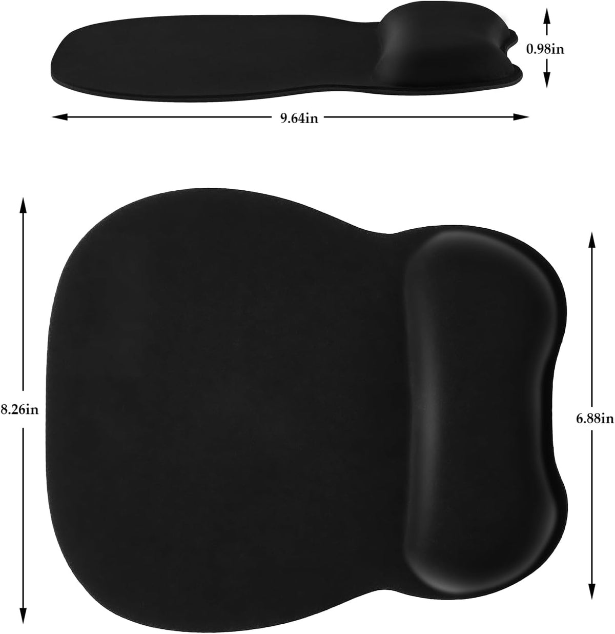 Ergonomic Mouse Pad with Wrist Support, Mousepad with Memory Foam - photo 5