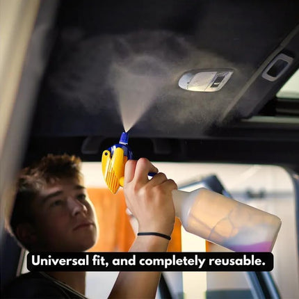 3-Pack Universal Fit 360° Spray Bottle Adapter, Includes Spray Bottle + Nozzle, Weighted Tube Replacement for Sprayers, Upside Down Multi-Angle Sprayer Attachment (3PCS)
