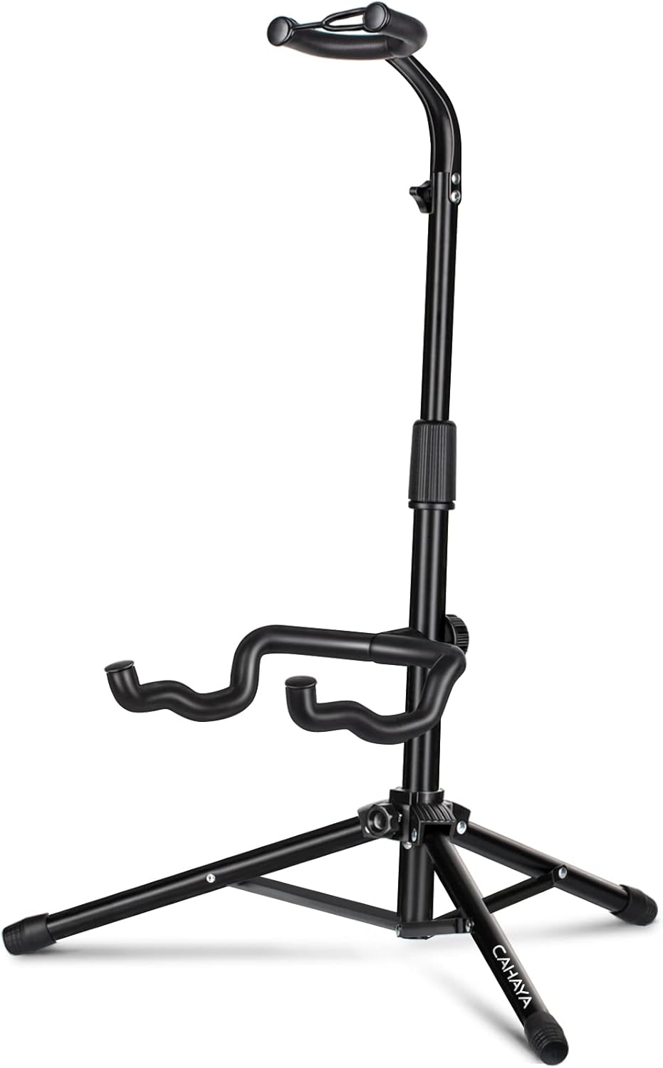 Guitar Stand Floor - Folding Universal Guitar Holder for Acoustic Electric Guitars Bass Guitar Adjust Height from 30.7