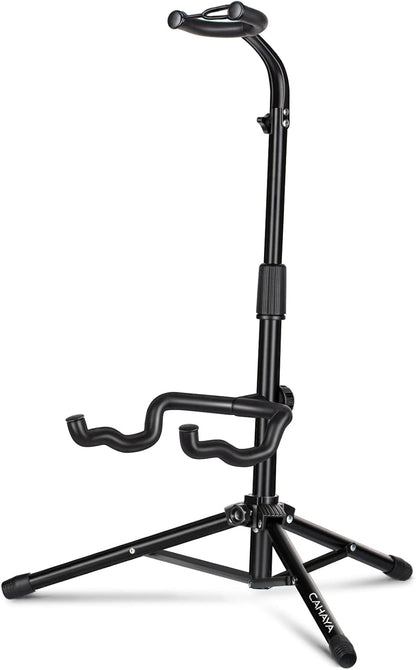 Guitar Stand Floor - Folding Universal Guitar Holder for Acoustic Electric Guitars Bass Guitar Adjust Height from 30.7