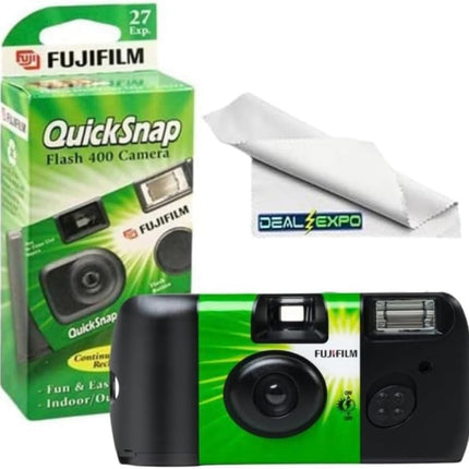 Fujifilm QuickSnap Flash 400 One-Time-Use Camera (1-Pack)