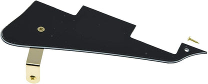 Black 3-Ply LP Guitar Pickguard with Gold Bracket - photo 3