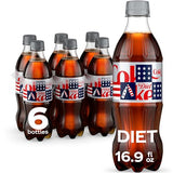 Diet Cola Soda, 16.9 fl oz Bottles, 6 Pack