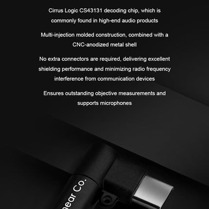 TRUTHEAR KEYX L-Typed Lossless Portable DAC/AMP 3.5mm Output Microphone Support