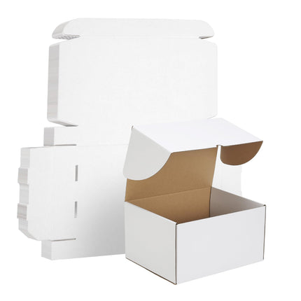 12x9x6 inches White Shipping Boxes pack of 15, Corrugated Cardboard Boxes 12 x 9 x 6 for Packaging Small - photo 14