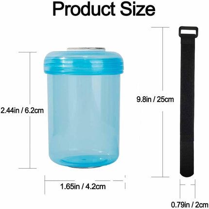 Bassoon Reed & Oboe Reed Soaker Cup with Hook & Loop Bracket - Reed Wetting/Water/Humidifier Cup for Oboe and Bassoon | Essential Oboe and Bassoon Accessories