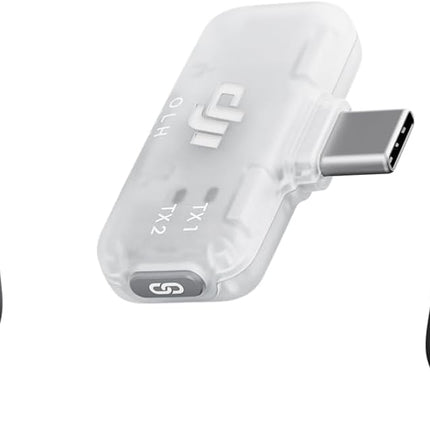 DJI Mic Mini (2 TX + 1 Mobile RX), Wireless Lavalier Microphone for iPhone 17/16/15 & Android/PC/Tablet, Plug-and-Play, 300m Transmission, Ultralight, Active Noise Cancelling, YouTube, Vlog, Streaming