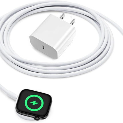 20W USB-C Magnetic Fast Charger for Smartwatch, MFi, 2 m