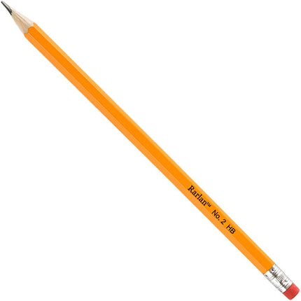Rarlan Wood-Cased #2 HB Pencils, Pre-sharpened, 200 Count Bulk Pack