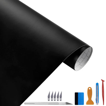High Gloss Black Vinyl for Chrome Delete Window & Door Trim 2" x30ft