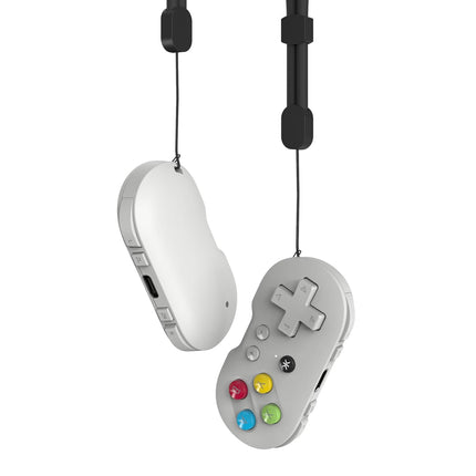 CRKD ATOM - Collectible Keychain Controller for Nintendo Switch, PC, Mac, Mobile and Smart TV (PAL Grey)
