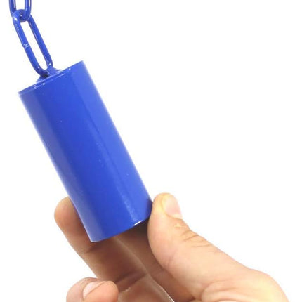 Bonka Bird Toys 1343 Medium Indestructible Pipe Bell Blue Colorful Durable Parrotlet Budgie Finch