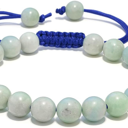 ANAYA AGATE Bracelet – Healing Crystal Bracelet for Women, Men – Chic Gemstone Bracelet for Men and Women – 8mm Round Bead Bracelets for Spiritual Healing, Protection, Positive Energy