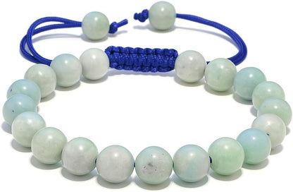 Bracelet – Healing Crystal Bracelet for Women, Men – Chic Gemstone Bracelet for Men and Women – 8mm Round Bead