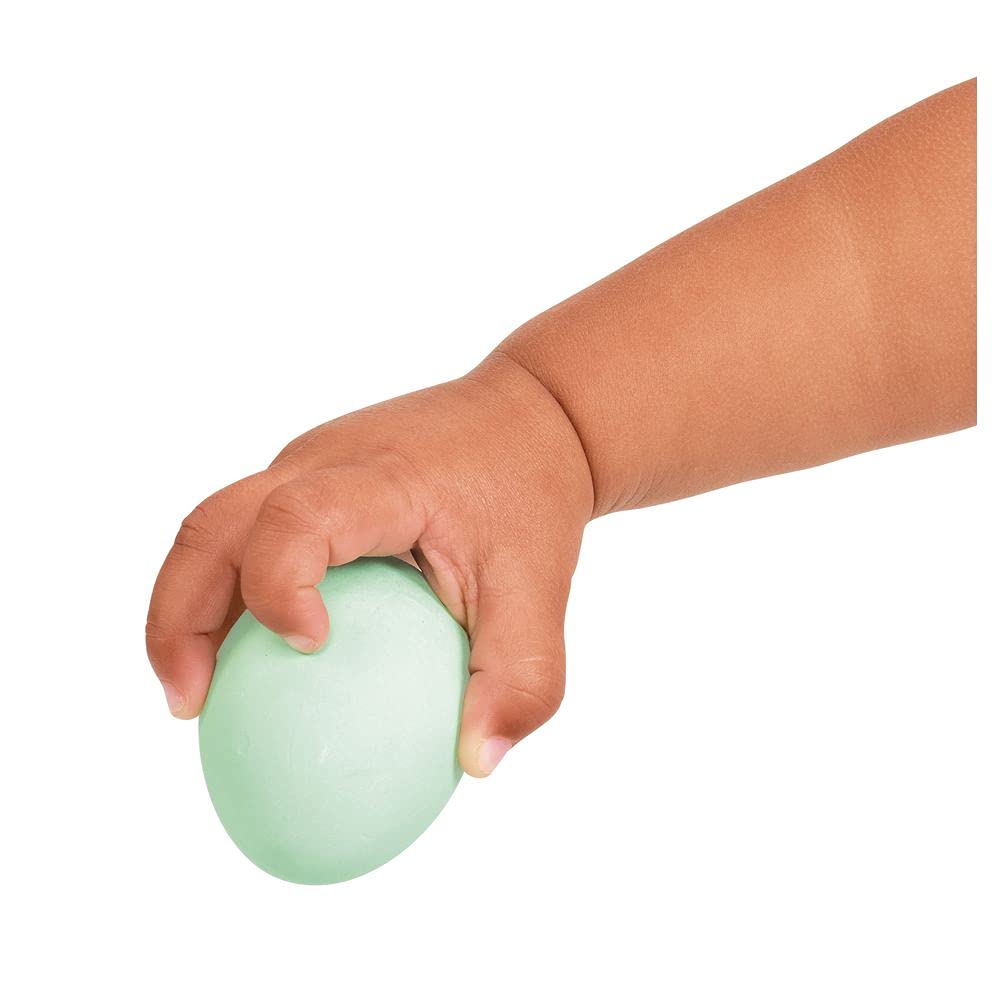 Chunky Chalk Eggs, Set of 18, for Kids and Toddlers, Easy Grip, Non-Toxic, Assorted Colors, 2 1/8 X 1 - photo 3
