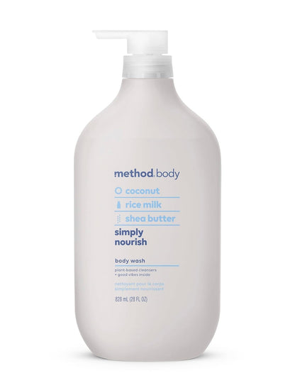 Simply Nourish Body Wash, Paraben and Phthalate Free, 28 oz