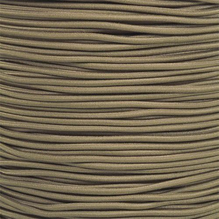 West Coast Paracord Bungee Elastic Nylon Shock Cord (1/8 Inch x 10 Feet, Coyote Brown)
