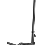 Guitar Stand - Adjustable Fit Electric, Classical Guitars and Bass, Load Capacity 20LB, Accessories, Folding Type Black