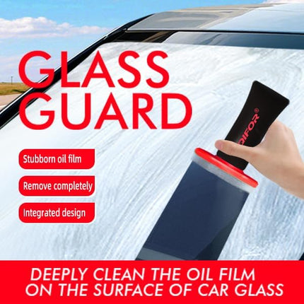 Oil Film Remover for Car Windshields and Windows, Automotive Glass Cleaner for Oil Residue & Road Grime, Improves Visibility & Safe Driving (1 PCS)