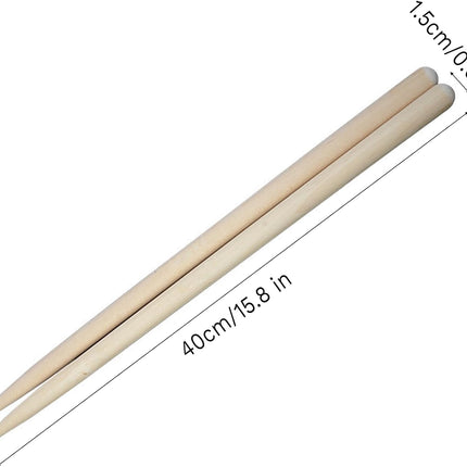 Drum Sticks Kids,5A Drumsticks for Drums,Oval Wood Tip Non-slip(1 Pair)