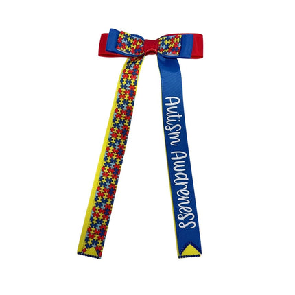 Autism Awareness Hair Bow (2nd Edition)