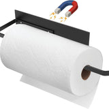 Portarrollos de papel magnético para refrigerador, soporte de pared para rollos de papel higiénico, organizador magnético para baño, despensa, RV y cocina