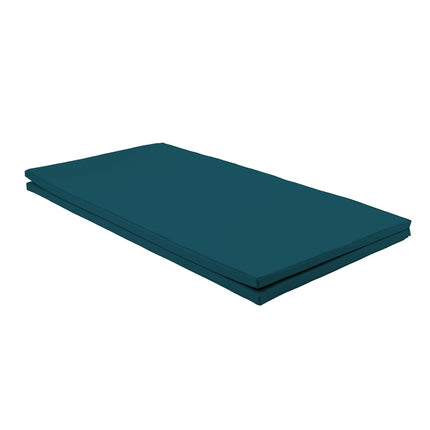 Essentials Playtime Folding Foam Play Mat (48 x 48 x 1) Soft Playpen or Floor Mat for Tummy Time, Crawling & Preschool Play, Ready to Use Standalone or with a Play Yard, Easy to Clean - Peacock