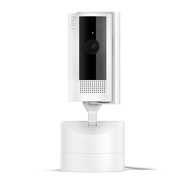 Pan-Tilt Indoor Cam (newest model), See all around your home or business with 360° pan coverage, HD video, plus Two-Way Talk, White