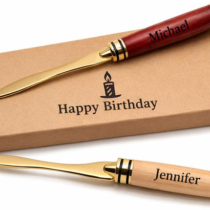 Personalized Letter Opener with Engraved Gift Box – Custom Envelope Opener – Laser Engraved Name – Desk Accessory – Unique Gift for Men, Women, Boss, Office