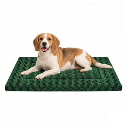 Tapete para cama de perro, reversible para jaula, lavable a máquina para perros pequeños