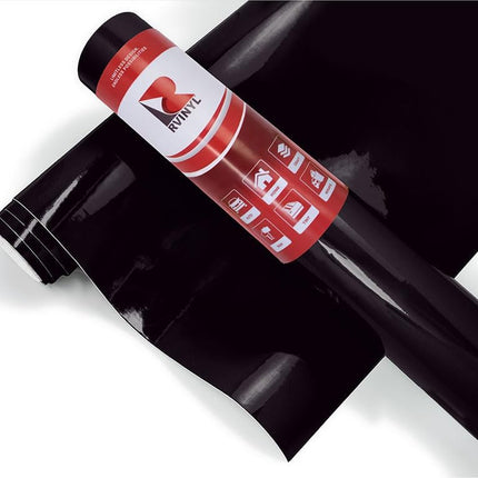 3M 2080 Series G12 Gloss Black - 5ft x 1ft - 5sq ft - Dual Cast Thick Vinyl Car Wrapping Film - Bubble Free Vehicle Sheet Roll