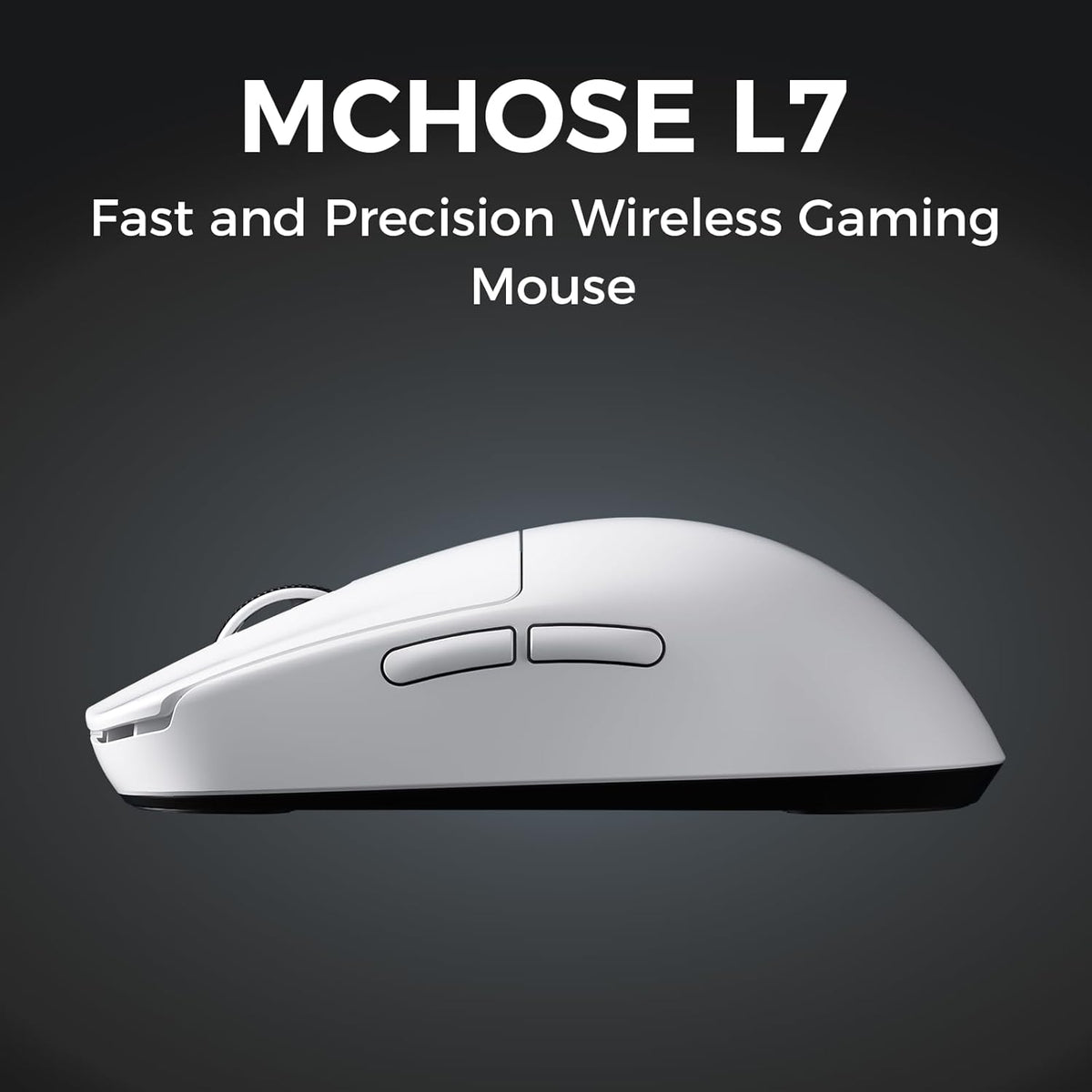 Pro Wireless Gaming Mouse, White - photo 2
