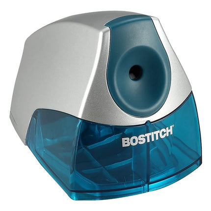 Bostitch Office Electric Pencil Sharpener, Heavy Duty Powerful Stall-Free Motor, High Capacity Shavings Tray, for Office or Classroom, Blue