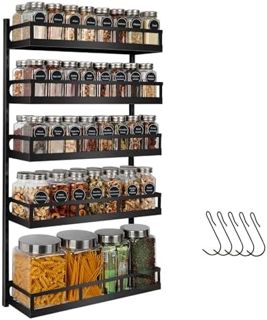 X-cosrack Wall Mount Spice Rack 5-Tier - Main View