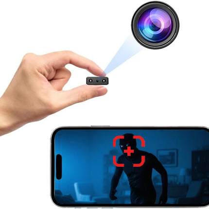 Mini Spy Camera Wireless Hidden, WiFi Home Security Cam HD1080P Small Surveillance Camera Nanny Cams,Remote Viewing,Clear Night Vision, Motion Detection