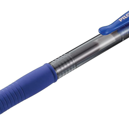 Premium Refillable & Retractable Rolling Ball Gel Pens, Fine Point, Blue Ink, 12-Pack - photo 4