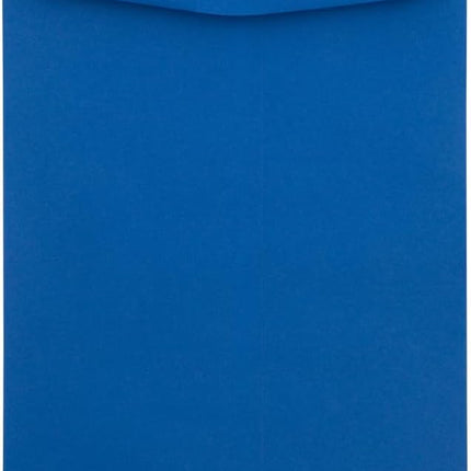 JAM PAPER 6 x 9 Open End Catalog Premium Envelopes - Presidential Blue - 25/Pack