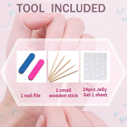 Spring Press On Nails MAGLFELL Handmade Almond Fake Nails, 3D Carving Floral and Pearl Design,10 Pcs Reusable ABS Material Acrylic Fingernail Tip Salon Artificial Nails Kit (Size M)