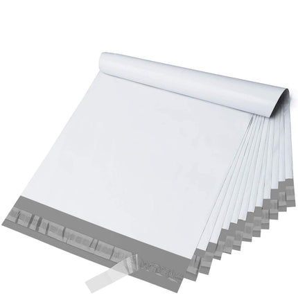 Poly Mailers 10x13 Inch 100 Pack,Shipping Bags for Clothes,White